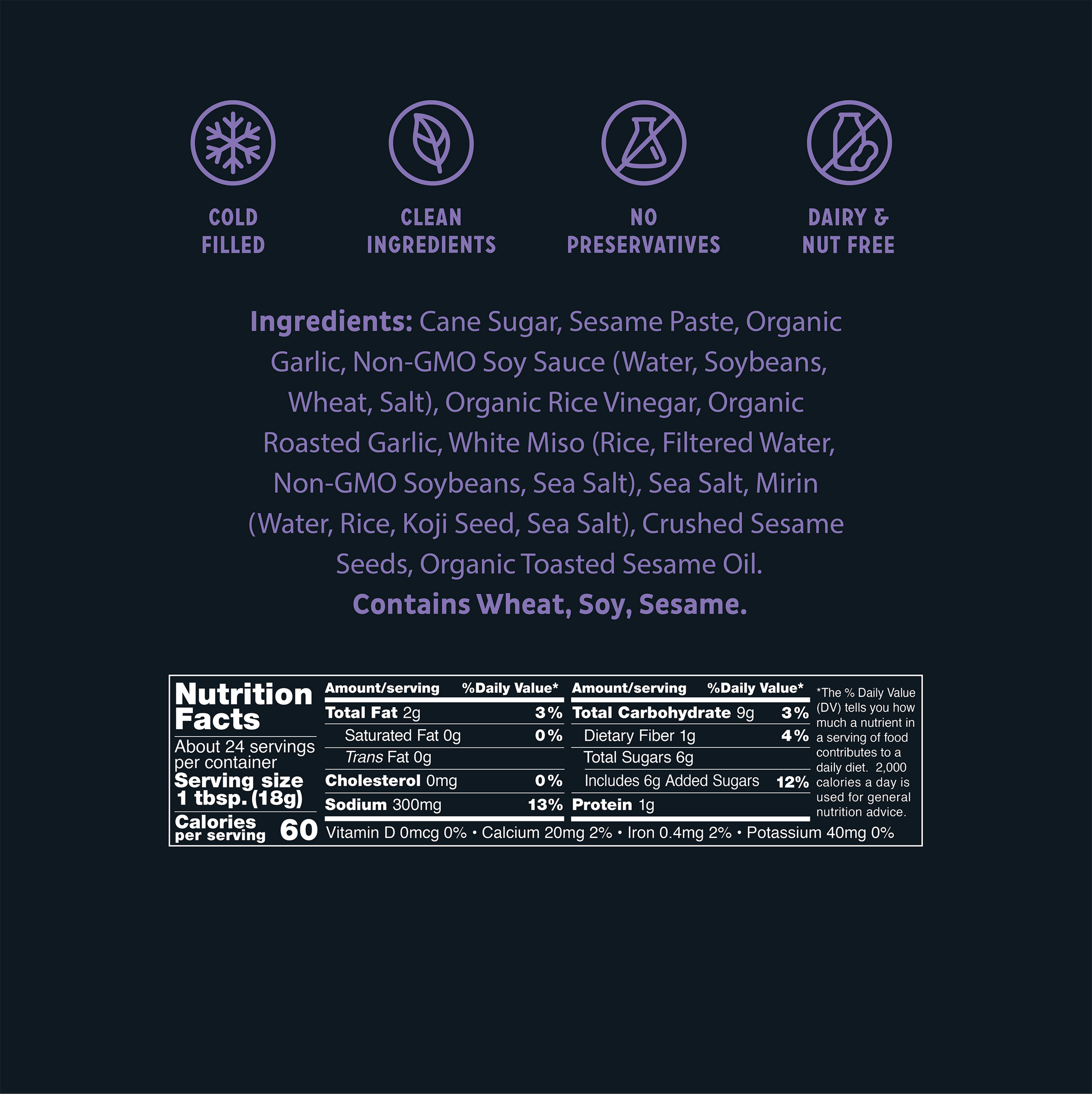 Sesame Garlic S8